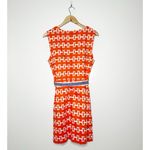 Dizzy Lizzie NEW! Orange Geometric Print Sleeveless Tie Waist Dress Size M Size M Photo 1