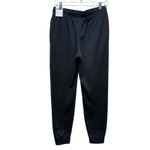 Nike Womens Fleece Mid-Rise Joggers Sz M Black Standard Fit Sweatpants Athletic Photo 1
