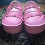 REEF  Pink Sandals Sporty Slide Design Photo 5