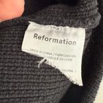 Reformation  Black Romy Halter Sweater Vest Photo 5