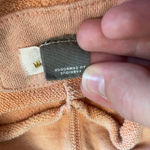 Anthropologie Pilcro Peach Pink Cotton Sweatshirt Lightweight Pullover M Photo 7