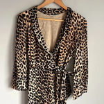 Ganni  Printed Georgette Wrap Dress Photo 3