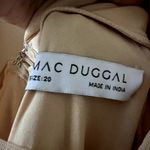 Mac Duggal  10700 Deep V-Neck Sequin Gown Maxi dress size 20 UB Photo 5