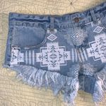 Billabong Size 9 Aztec Laneway Jean Shorts Photo 1