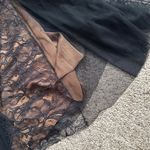 Badgley Mischka Vintage 80s Black Lace Rhinestone Formal Gown Prom Homecoming Photo 6