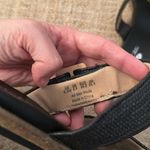 Dr. Scholls  Paradise Now Black Raffia Wood Sandal size 8.5 Photo 7