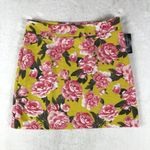 INC Spring Floral Romance Knit Mini Skirt NWT Size 14 Photo 2