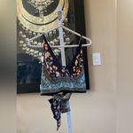 Free People Day to Night Floral Brami Boho Crop Top Photo 4