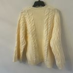 Amazon Cream White Cable Knit Sweater Size Large Photo 2