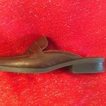 Naturalizer  Mules Leather Slip On 1.5" Heel Chrisler Size 8.5 Womens Brown Photo 0