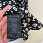 Ba&sh  Blake Black Leopard Printed Blouse Long Sleeve Cotton Button Front Top S Photo 8