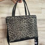 Karl Lagerfeld Paris Mini Tote Leopard Crossbody – Black/Grey Photo 11