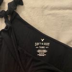 American Eagle  Black One Shoulder Tank Photo 1