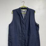 Chico's  Denim Midi Vest Dress Sz 3/XL Photo 2