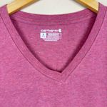 Carhartt Women’s Pink T‑Shirt Size M Relaxed Fit Hardworking People Photo 1
