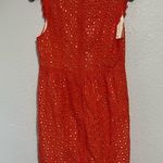 MM Couture Eyelet Fit & Flare Dress in Coral Size Medium Photo 7