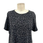 Harley Davidson Charcoal Gray Black Cheetah Print Tee Shirt Size XL Photo 1