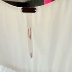 Free People  Ivory Sleeveless Dress top size Medium Photo 2
