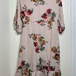 Fig Floral Button Front Dress Beige Women’s Large Ruffle Hem Cottagecore Size undefined Photo 9