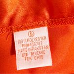 Vintage Y2K Orange Bow Satin Slip Mini Dress Size S Photo 2