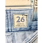 We The Free  Paloma High Waisted Belted Denim Slouchy Jeans Blue Women's Size 26 Photo 4