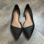 ALDO  Black Leather D’Orsay Pointed Toe Flats‎ Women’s Size 6.5 Photo 1