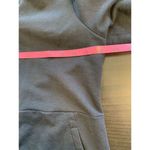 Adidas Sweatshirt Womens Small Black Hoodie Pockets Minimalist Athleisure Staple Photo 9