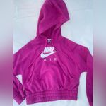 Nike  Air Sportswear Purple Pink Fuchsia Cropped Hoodie Sweater Women's XS Photo 7