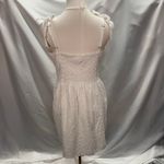 Selfie Juniors White Eyelet Dress Large Cotton Sleeveless Cute Summer Graduation Photo 9