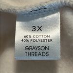 Grayson Threads GRAYSON / THREADS off white size 3X pullover sweater cream and white New York Photo 5