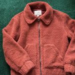 Aeropostale Burnt Orange Sherpa Fall Jacket Photo 1