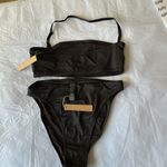 SKIMS  Swim Bikini Set bandeau bikini top and‎ high leg bikini bottom size S. Photo 1