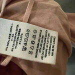 We The Free Free People Womens Top Sz XS Strappy Cold Shoulder pink Raw Hem Photo 3