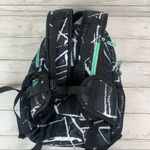 Fabletics Marble Print Backpack Black Mint White Workout Bag Photo 6