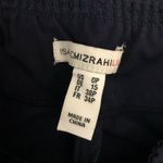 Isaac Mizrahi Live! Petite 24/7 Stretch Wide Waistband Ankle Pants Navy Blue 0P Photo 2