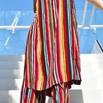 Free People Ruby Striped Bandeau Open Side Tunic Top Small Photo 4