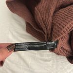 Free People  brown waffle romper Photo 4