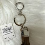 Henri Bendel NWT  Tan Leather Fringe Bag Charm Photo 4