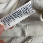 Rebecca Minkoff REBECCA MINKOFF XS Extra Small White Puff Shoulder Crewneck Sweatshirt Sweater Photo 2