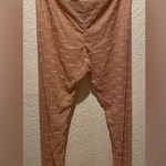 SKIMS NWT  After Hours Sheer Leggings Logo Mesh Tights Ochre 3X Photo 6