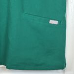FIGS  St Patrick's Day Green Casma Three-Pocket Scrub Top Hospital Medical Nurse Photo 2