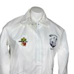 TURFER Womens Golf Jacket DUNES Casino Las Vegas White Vintage 70s Size Medium Photo 5
