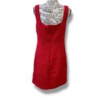 NWT Kobi Halperin Size 6 Scarlet Red Rue Tweed Mini Dress $598 KP4D15 Photo 6