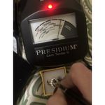 925 Sterling Silver Natural Blue Sapphire With CZs Size 7 Photo 3