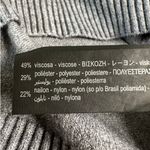 ZARA : Slate Gray Knit Rhinestone String Hoodie Photo 4