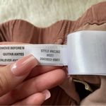 Madewell corduroy pull on mid rise jogger pants in pink Photo 4