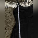 Joie  Black Linen Blend Dress & Floral Scarf 2-Piece Set Photo 10