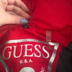 Guess  Red Puffer Jacket with Black Accents Photo 4