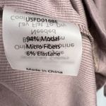 Universal Standard Micro Rib Long Sleeve Vneck Taupe Top 4XS / 00-0 New Photo 4