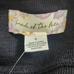 Band of Gypsies Band of the Free Black Crop Top NWT Size Small Ribbed Knit Long Sleeve Top Photo 6